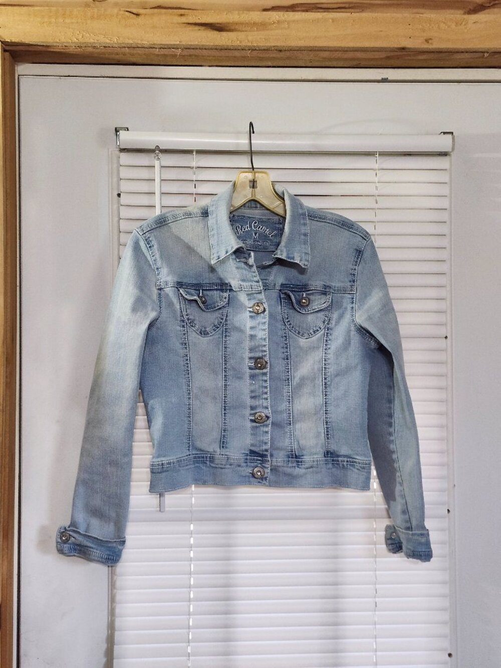 Red Camel jean jacket  size junior M - Picture 8 of 8